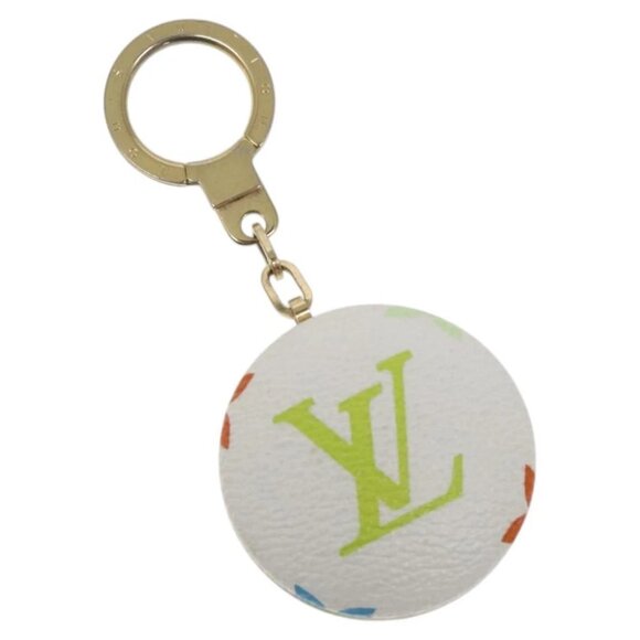 LOUIS VUITTON Monogram Multicolor Astropill Charm White LV Auth - Picture 1 of 6
